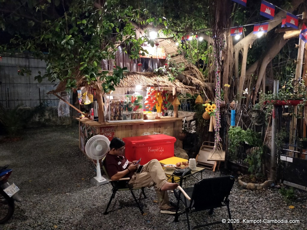 Kumpot Cafe and RC Racetrack in Kampot, Cambodia.