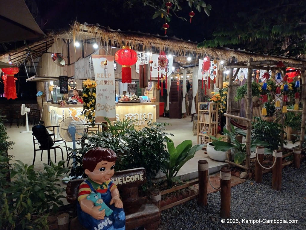 Kumpot Cafe and RC Racetrack in Kampot, Cambodia.