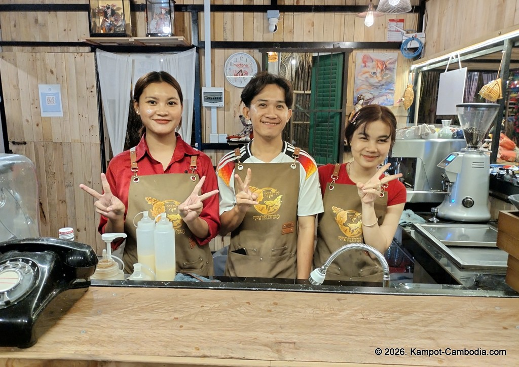 Kumpot Cafe and RC Racetrack in Kampot, Cambodia.