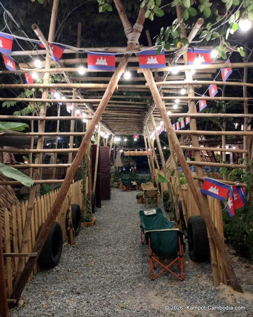 Kumpot Cafe and RC Racetrack in Kampot, Cambodia.