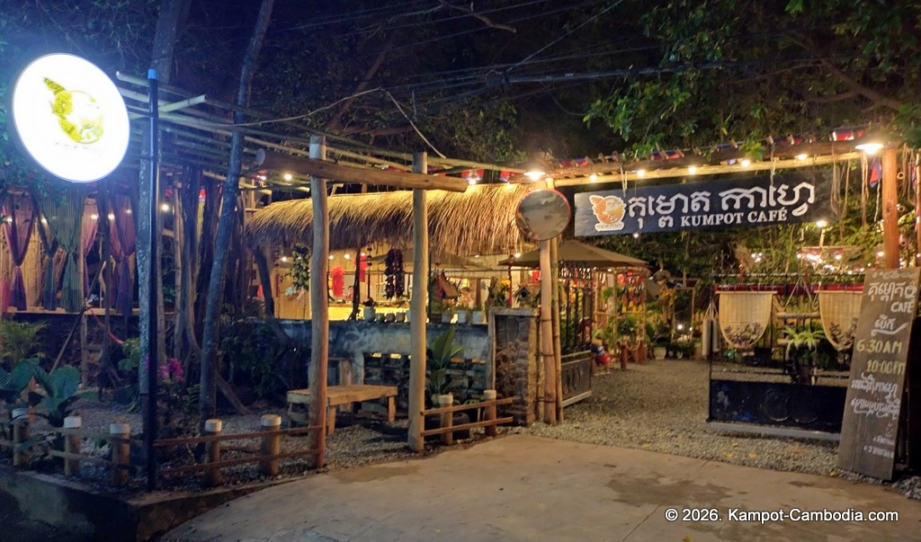 Kumpot Cafe and RC Racetrack in Kampot, Cambodia.