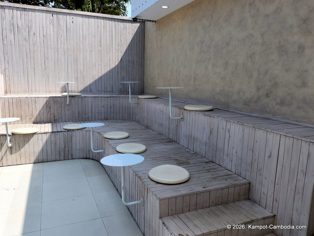 Ca Feve Coffee & Eatery in Kampot, Cambodia.