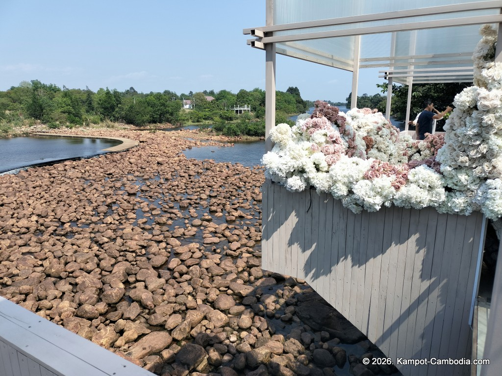 Ca Feve Coffee & Eatery in Kampot, Cambodia.