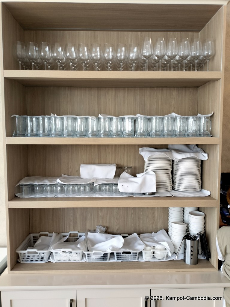 Ca Feve Coffee & Eatery in Kampot, Cambodia.