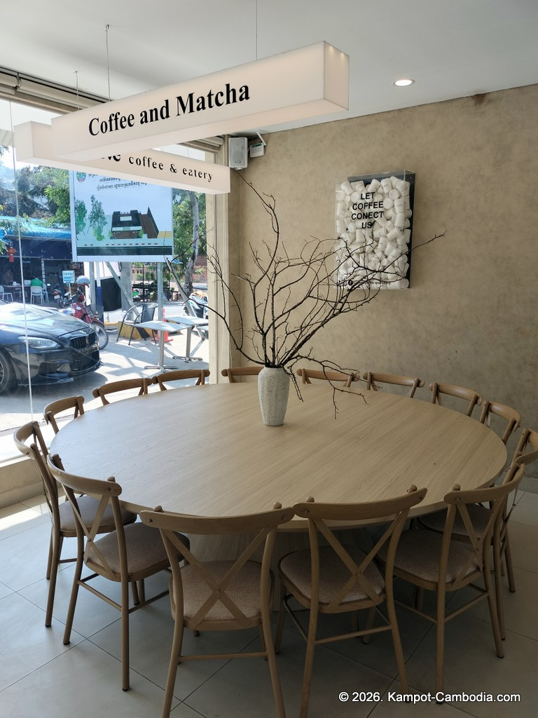 Ca Feve Coffee & Eatery in Kampot, Cambodia.