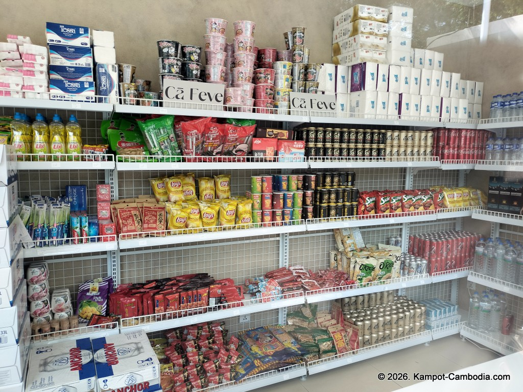 Ca Feve Coffee & Eatery in Kampot, Cambodia.