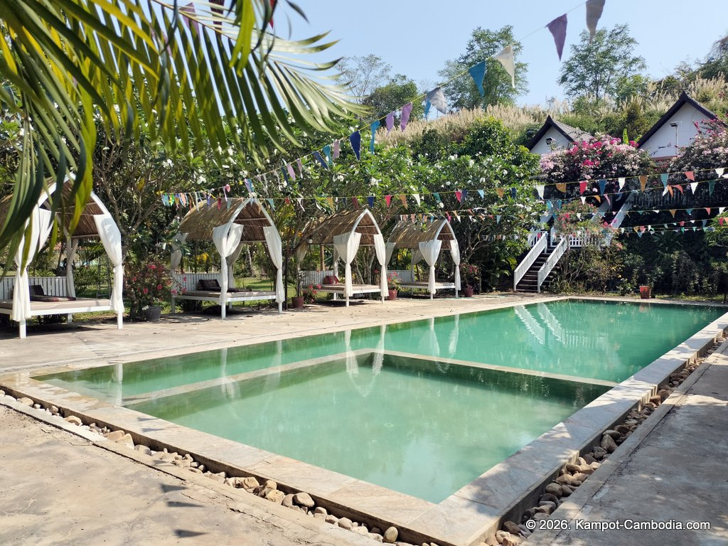 Borerium Teuk Chhou Resort in kampot cambodia