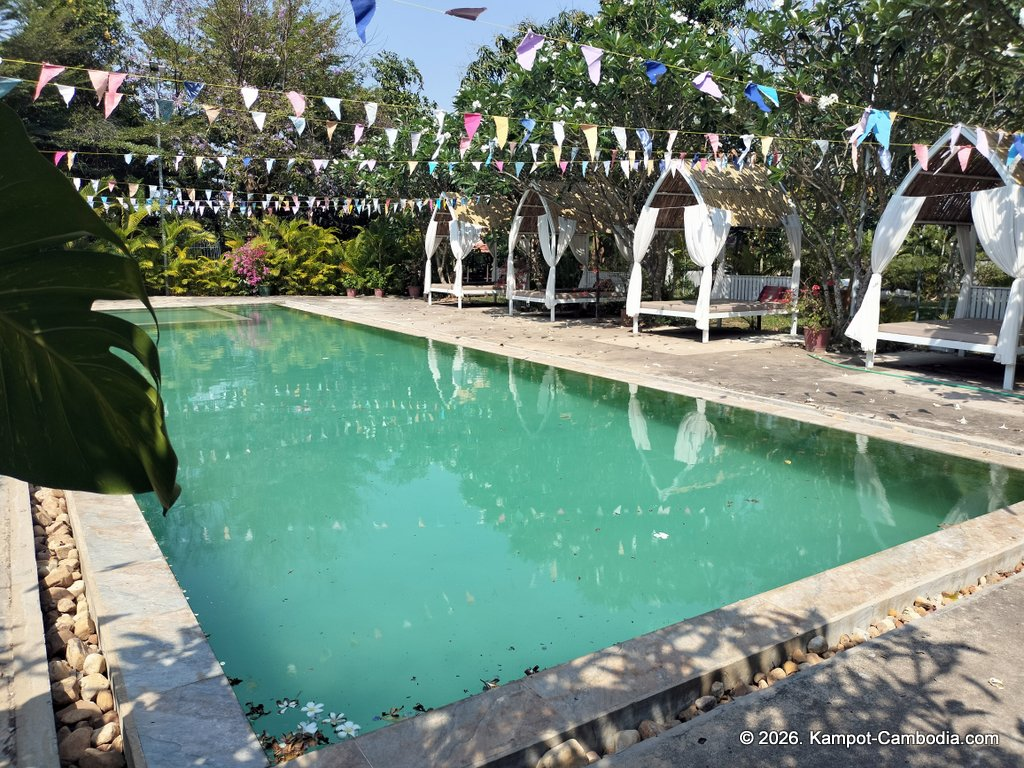 Borerium Teuk Chhou Resort in kampot cambodia