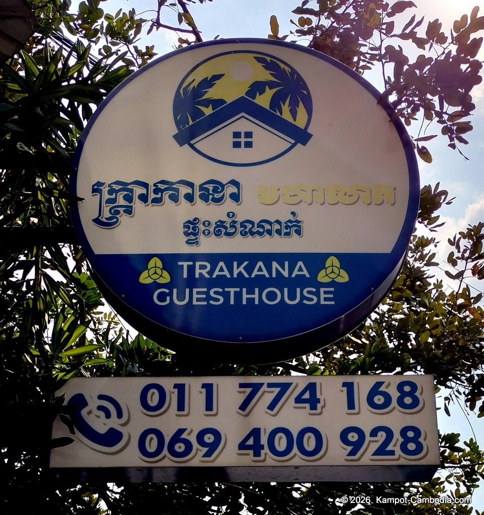 Best Motorcycle Rental Kampot at Trakana Guesthouse in Cambodia