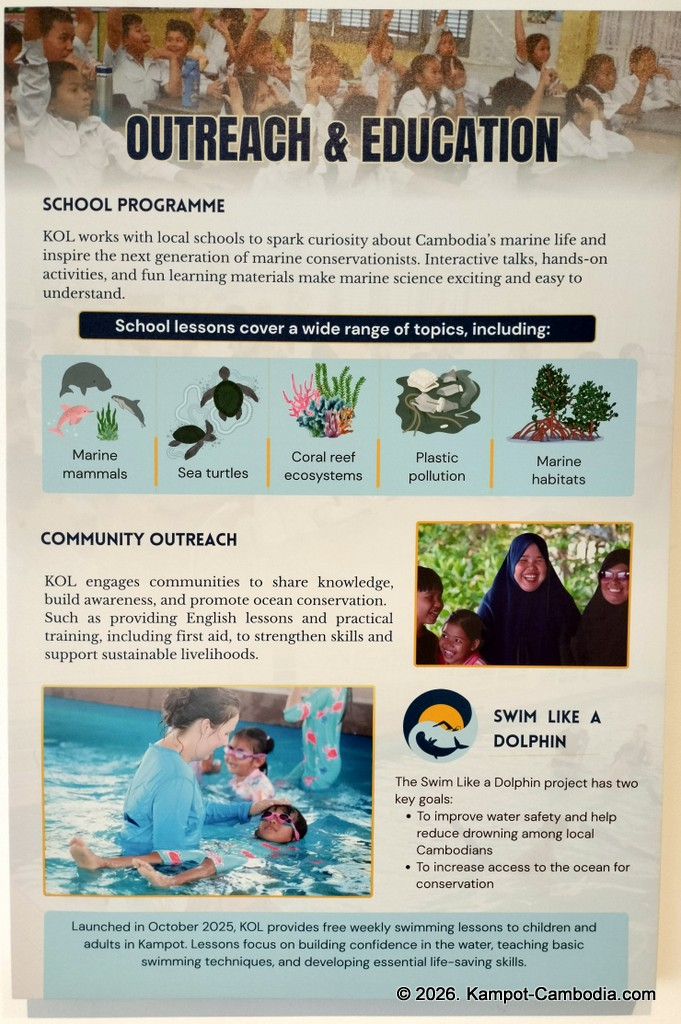 Kampot Dolphin Tours with Khmer Ocean LIfe in Cambodia.