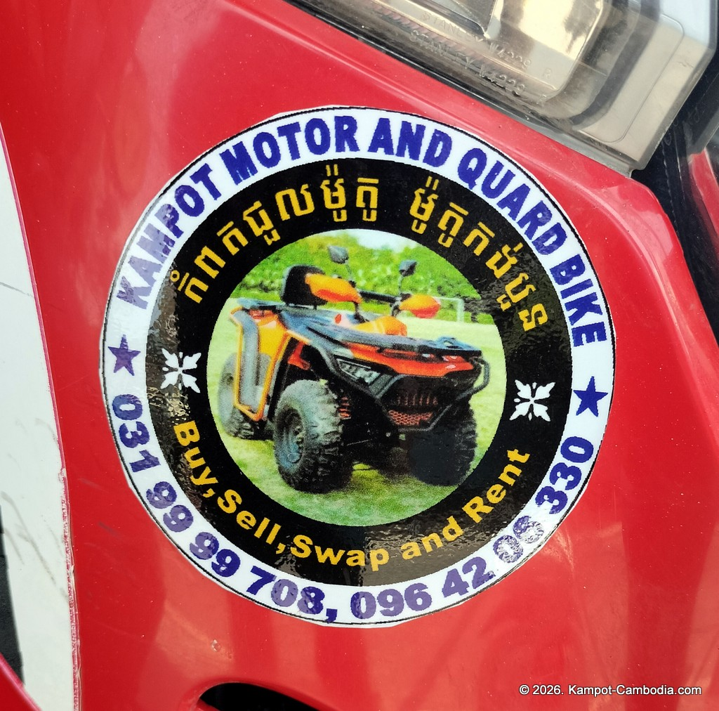 kampot quadbike and motor and car rental in kampot cambodia