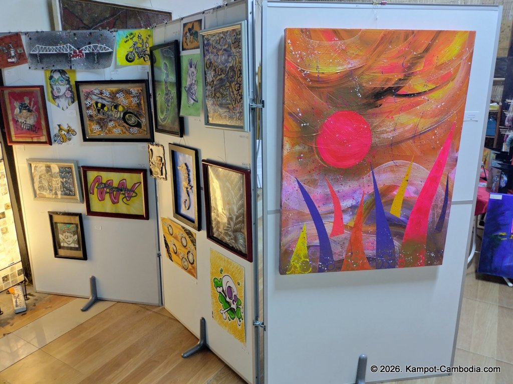 Craft Baitang & Friends crafts in Kampot, Cambodia.