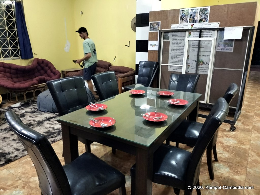 the vibe in kampot cambodia. Guesthouse and Hostel.