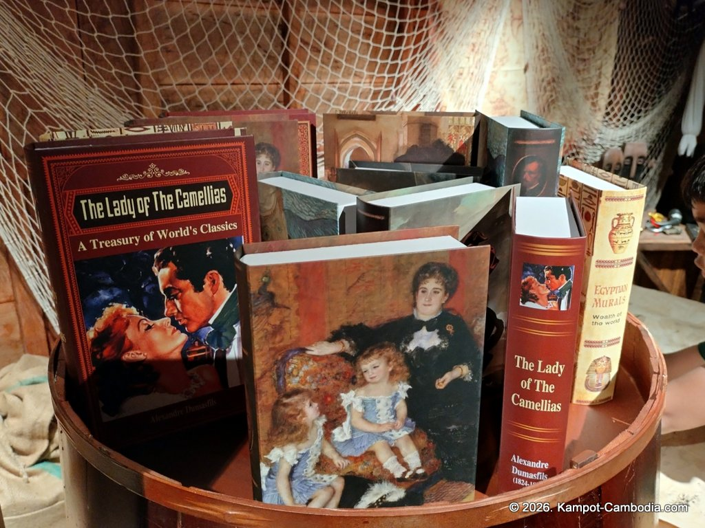 Le Touk Kampot Riverside and Riverboat restaurant in Kampot, Cambodia.