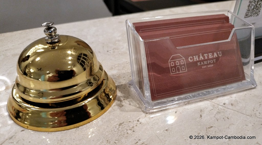 Chateau Kampot. Boutique Hotel in Downtown Kampot, Cambodia. Spa, Pool, Dining.