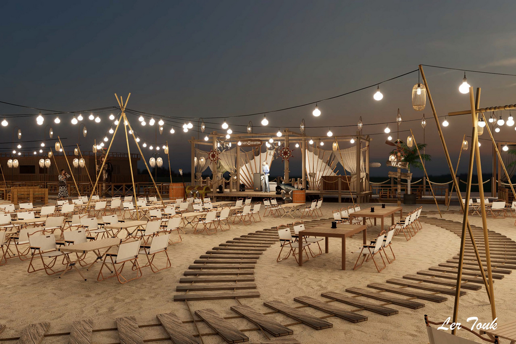 Le Touk Kampot Riverside and Riverboat restaurant in Kampot, Cambodia.