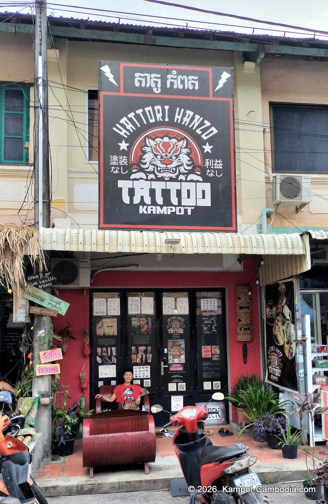 Hattori hanzo tattoo in kampot cambodia
