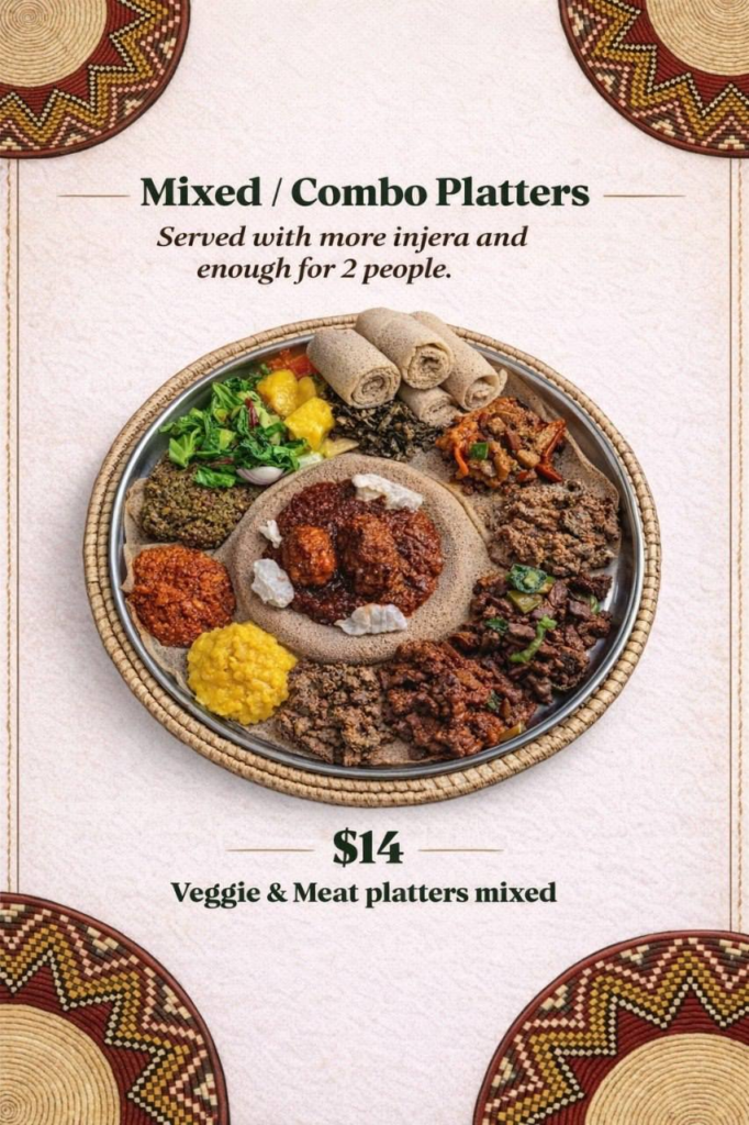 mahzel ethiopian restaurant in kampot, cambodia at studebaker guesthouse