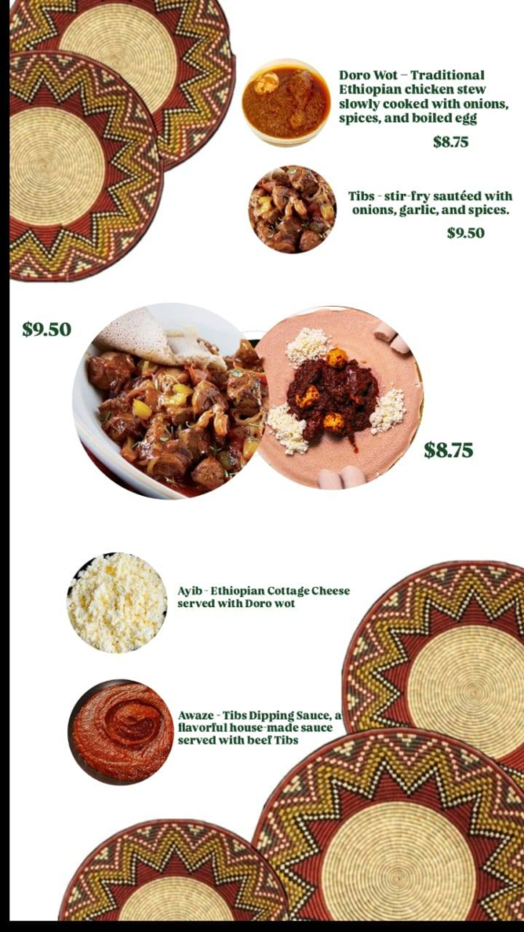 mahzel ethiopian restaurant in kampot, cambodia at studebaker guesthouse