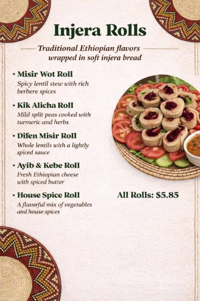 mahzel ethiopian restaurant in kampot, cambodia at studebaker guesthouse