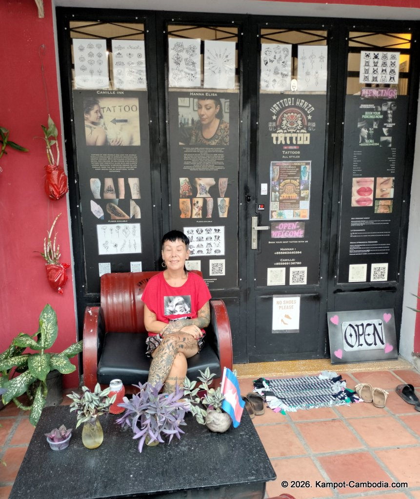 Hattori hanzo tattoo in kampot cambodia