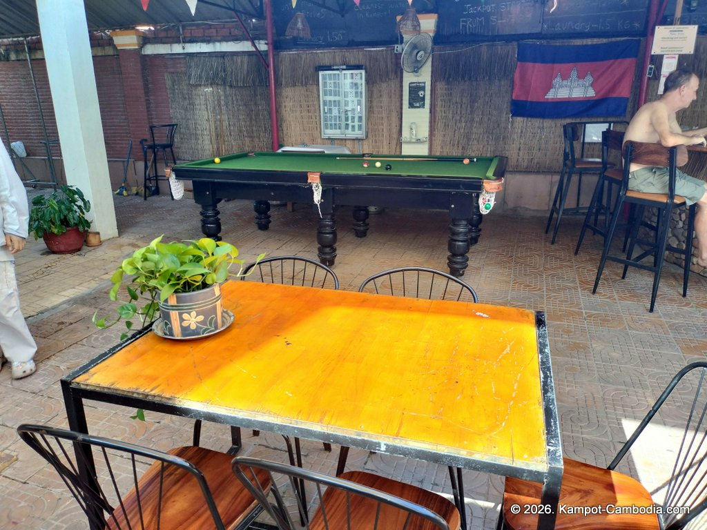 mahzel ethiopian restaurant in kampot, cambodia at studebaker guesthouse