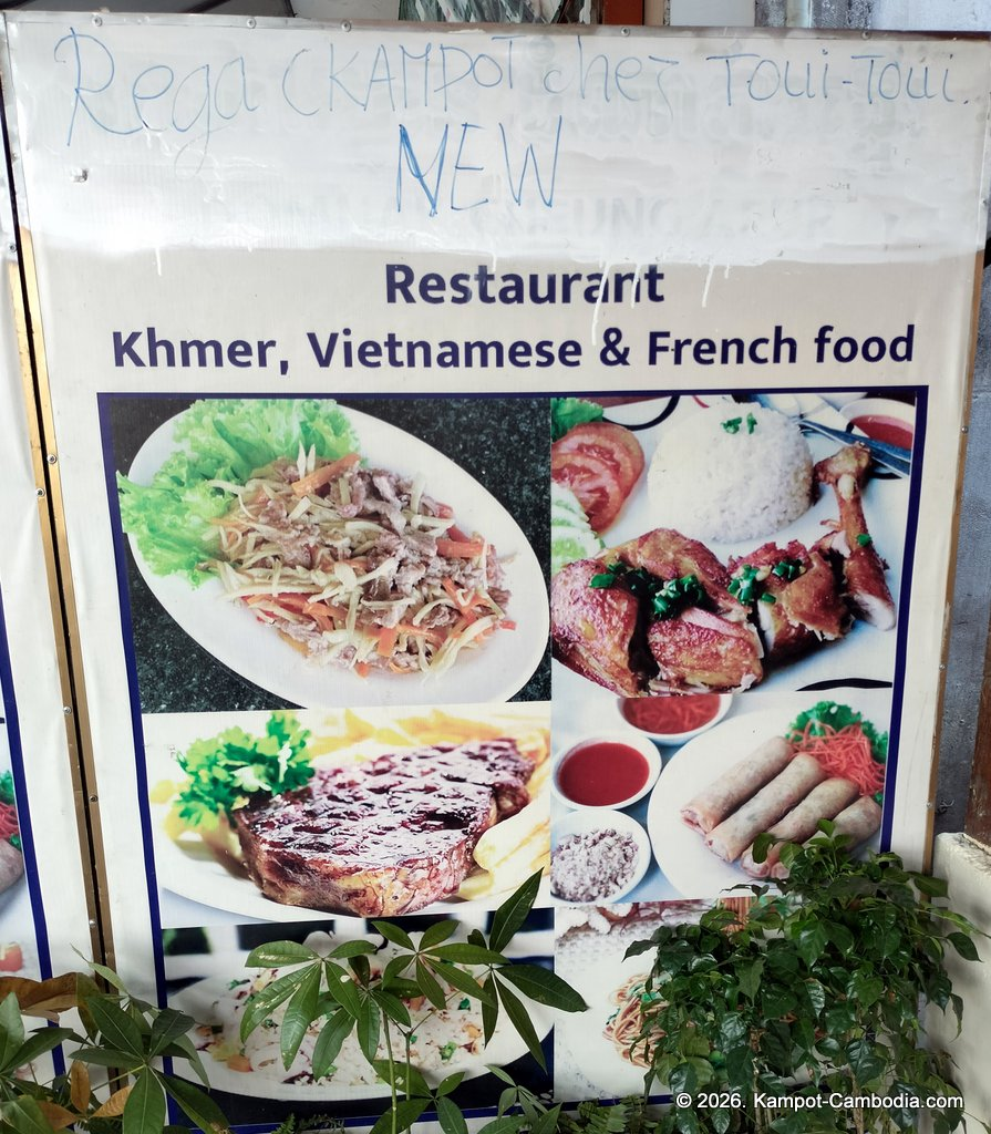 Rega Vietnamese Restaurant in Kampot, Cambodia