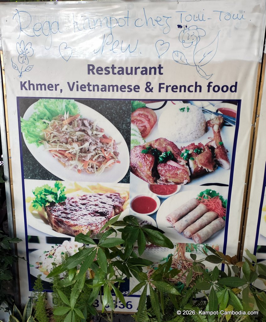 Rega Vietnamese Restaurant in Kampot, Cambodia