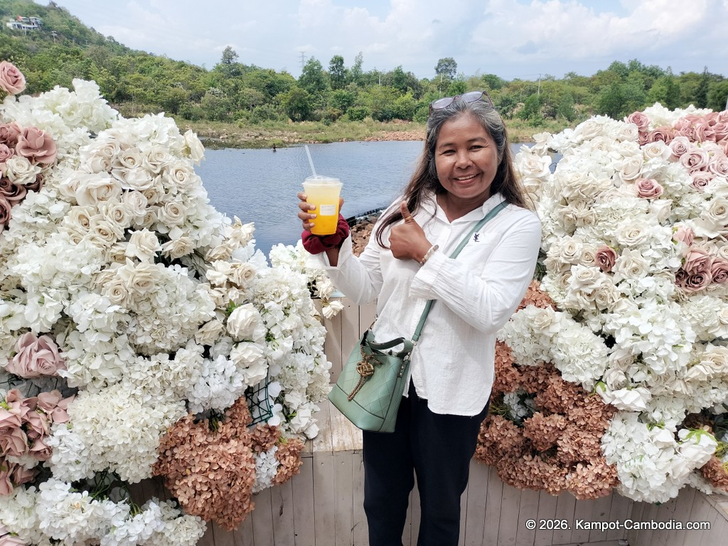 Ca Feve Coffee & Eatery in Kampot, Cambodia.