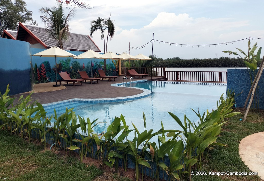 Morning Tree Resort in Kampot, Cambodia.