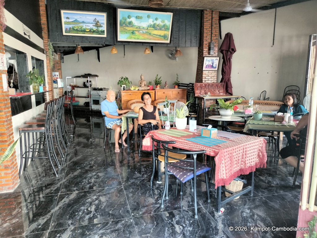 Rega Vietnamese, Khmer and French food Restaurant in Kampot, Cambodia