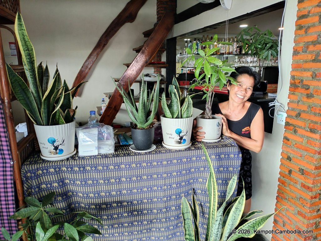 Rega Vietnamese, Khmer and French food Restaurant in Kampot, Cambodia