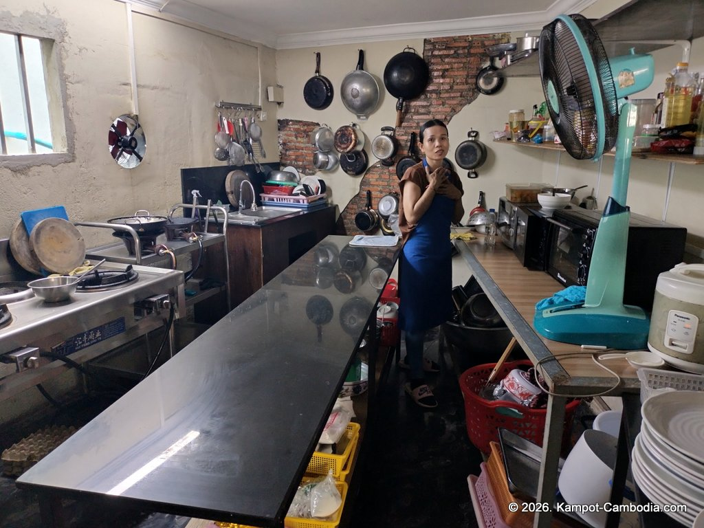 Rega Vietnamese, Khmer and French food Restaurant in Kampot, Cambodia