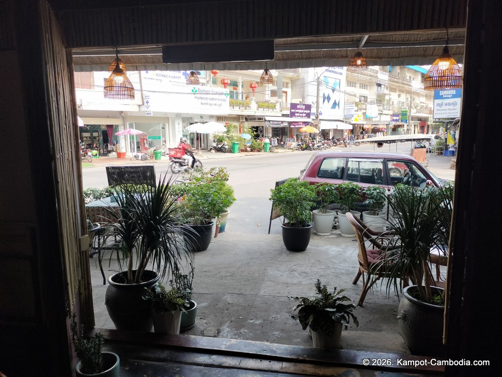 Rega Vietnamese, Khmer and French food Restaurant in Kampot, Cambodia