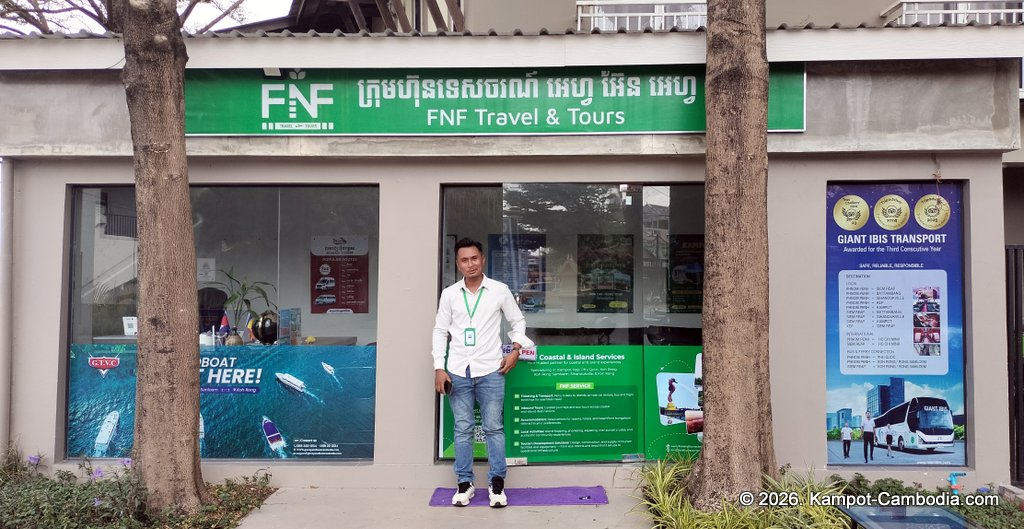 FNF Travel and Tours in Kampot, Cambodia.