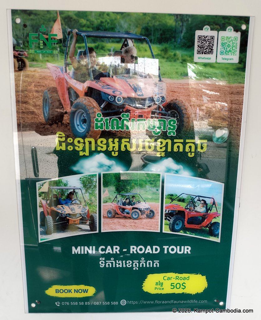 FNF Travel and Tours in Kampot, Cambodia.