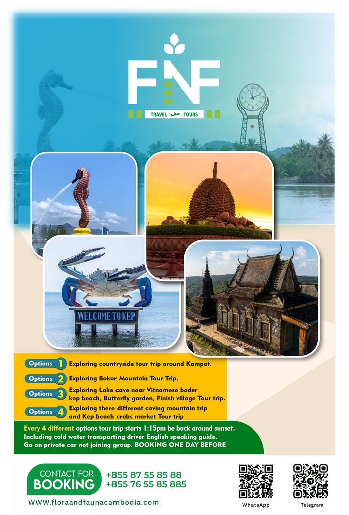 FNF Travel and Tours in Kampot, Cambodia.