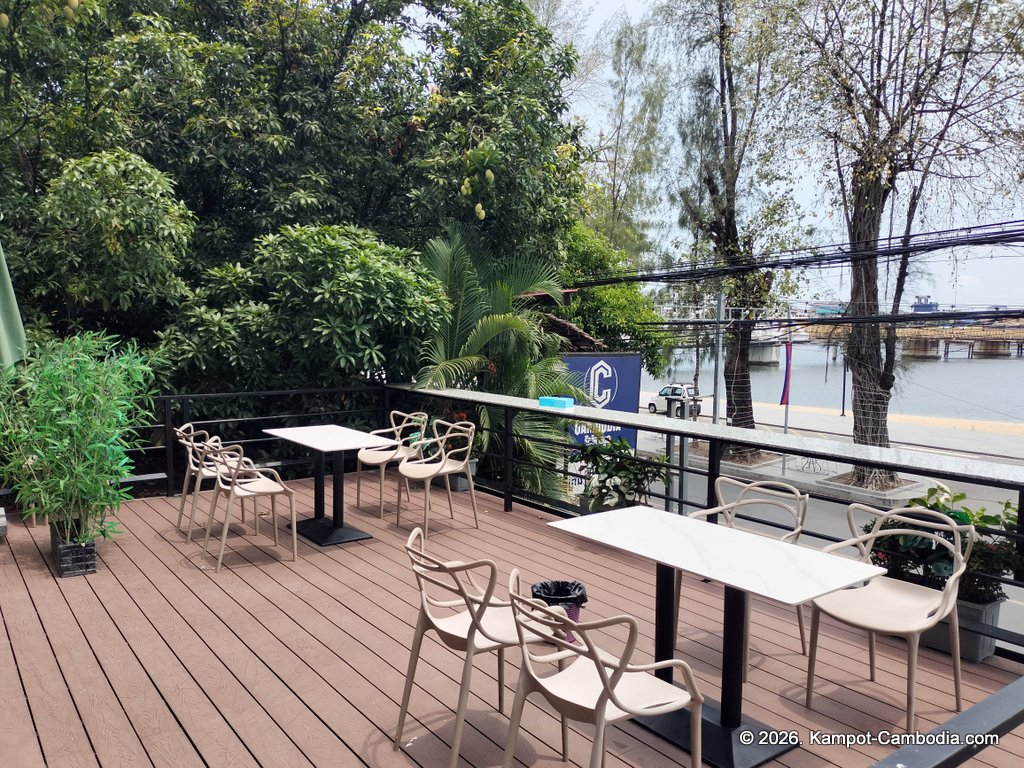 daiku cafe at vk boutique hotel in kampot, cambodia