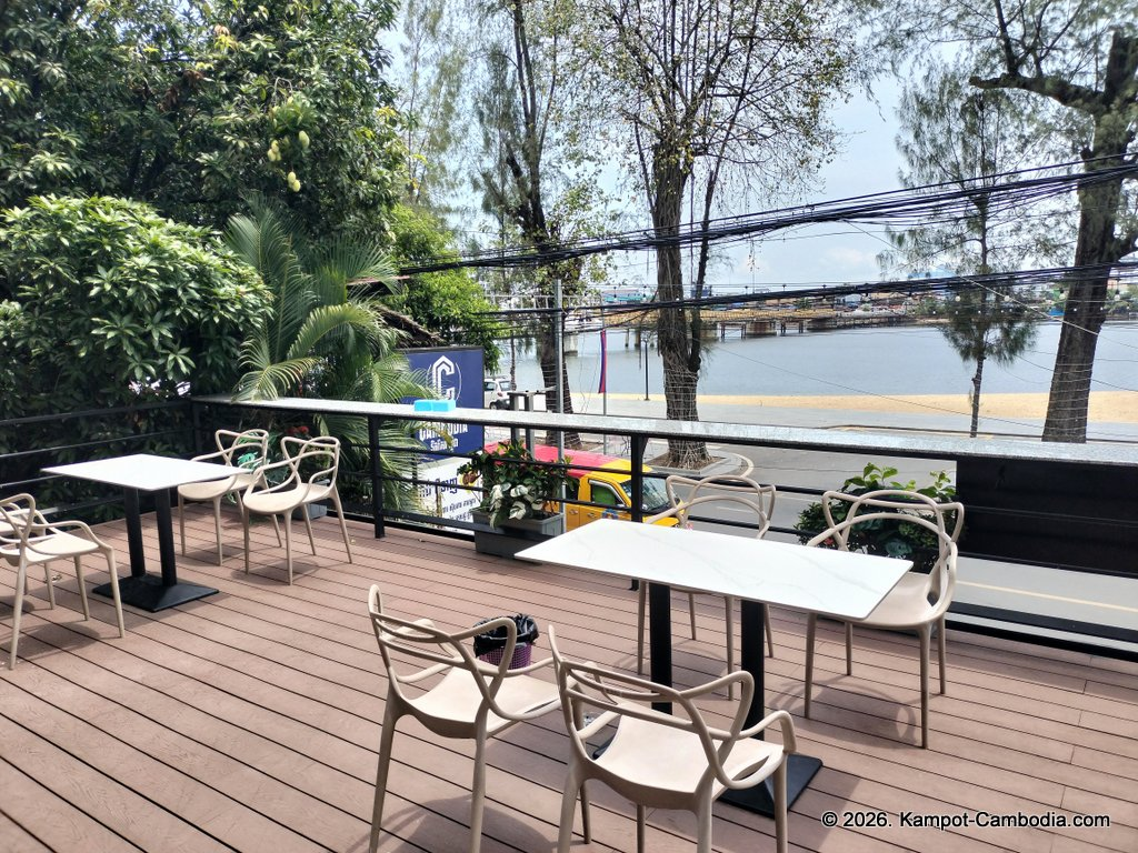 daiku cafe at vk boutique hotel in kampot, cambodia