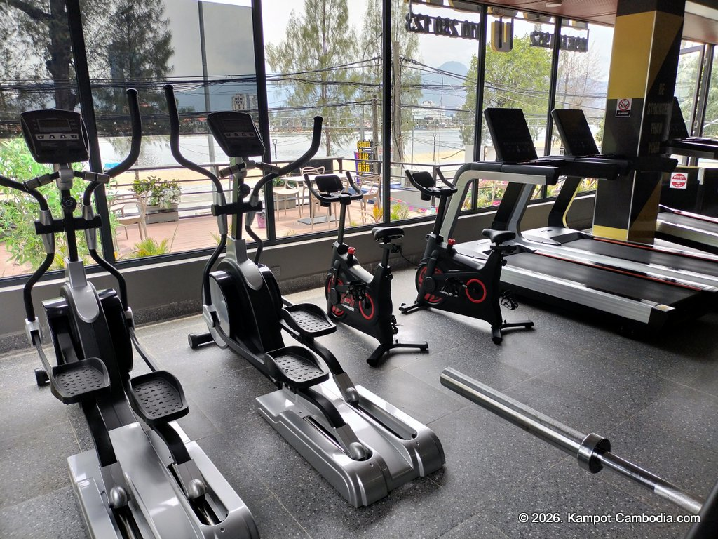VK Fitness at the VK Boutique in Kampot, Cambodia.