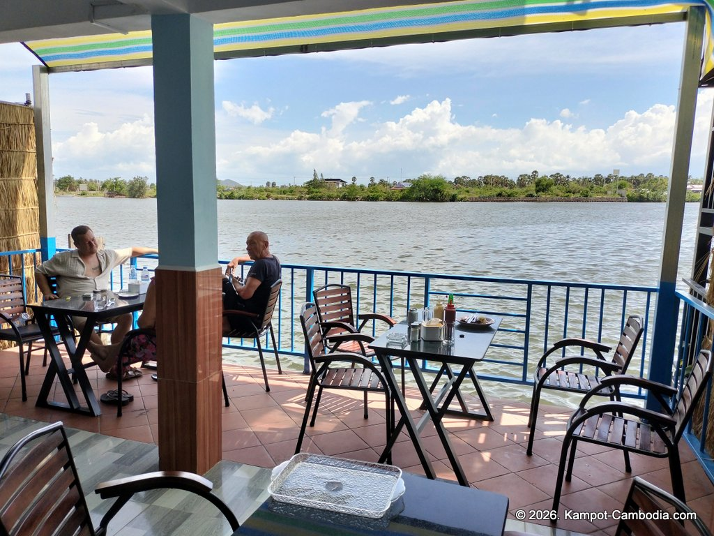 Los Amigos Mexican, Italian, Turkish Kampot Riverside Restaurant in Cambodia.