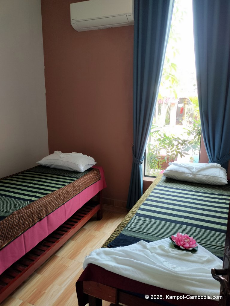 Morodok Angkor Spa & Salon in Kampot, Cambodia.