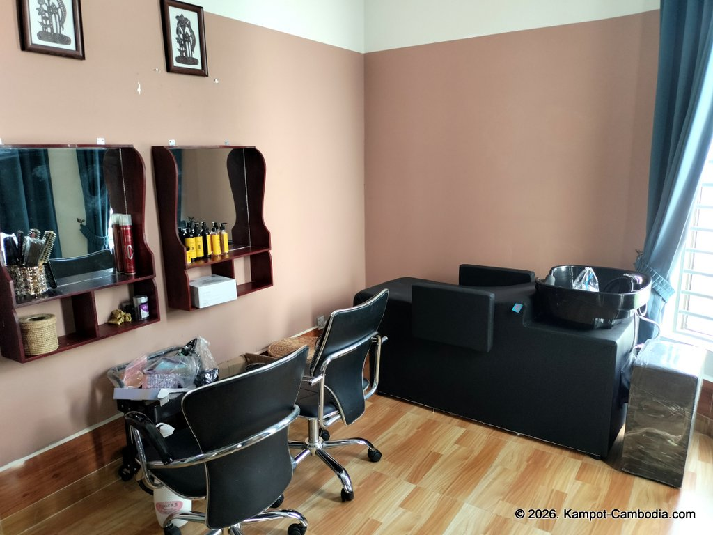 Morodok Angkor Spa & Salon in Kampot, Cambodia.
