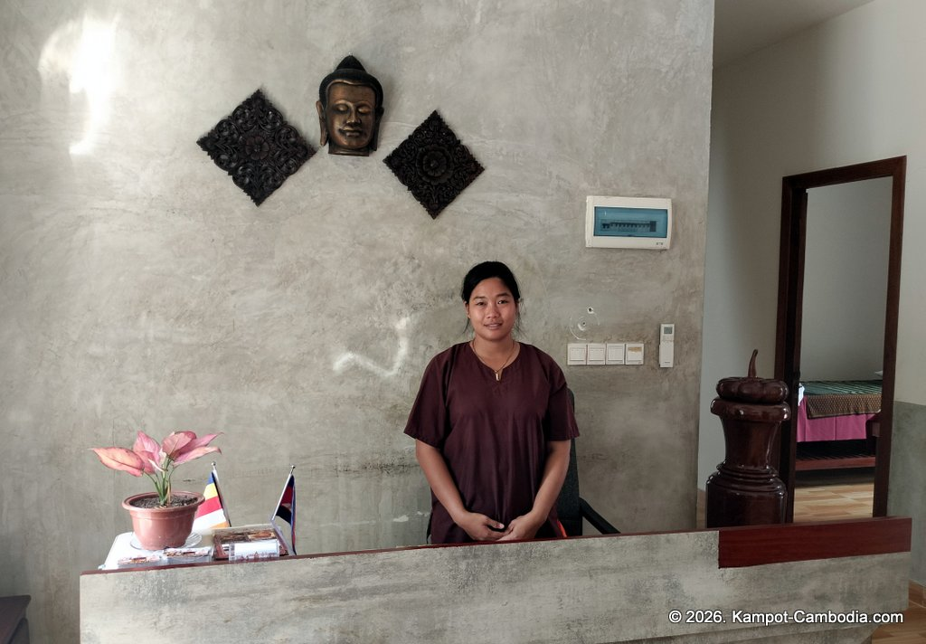 Morodok Angkor Spa & Salon in Kampot, Cambodia.