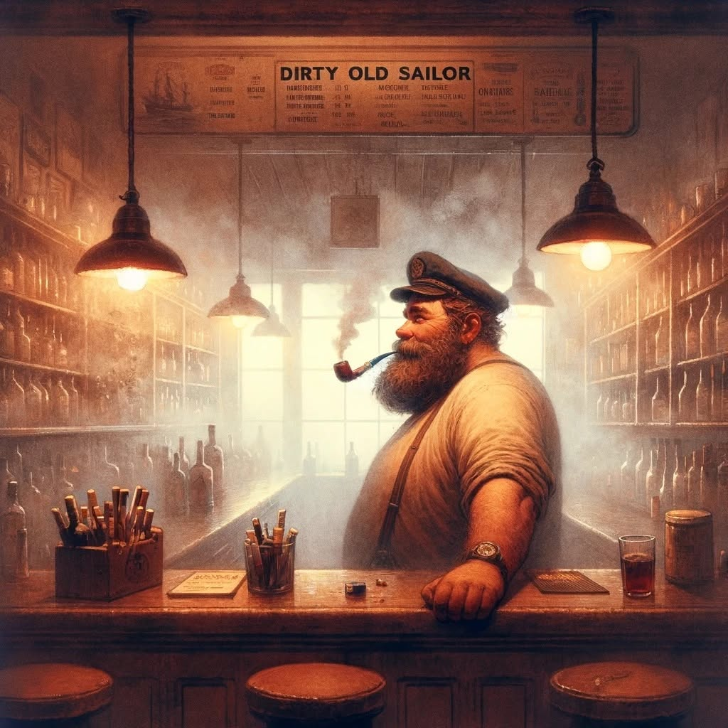 Dirty Old Sailors Bar and VR in Kampot, Cambodia.
