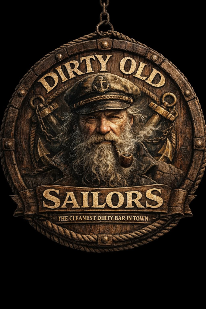 Dirty Old Sailors Bar and VR in Kampot, Cambodia.