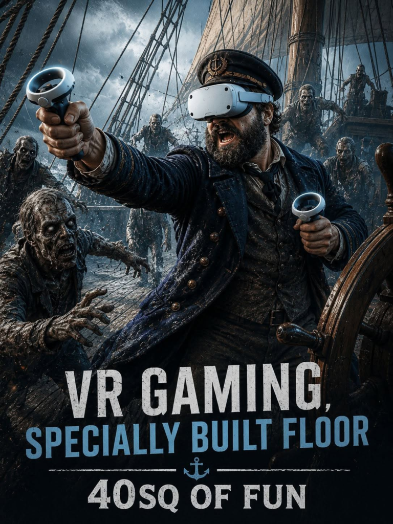 Dirty Old Sailors Bar and VR in Kampot, Cambodia.