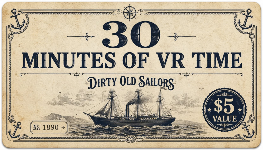 Dirty Old Sailors Bar and VR in Kampot, Cambodia.