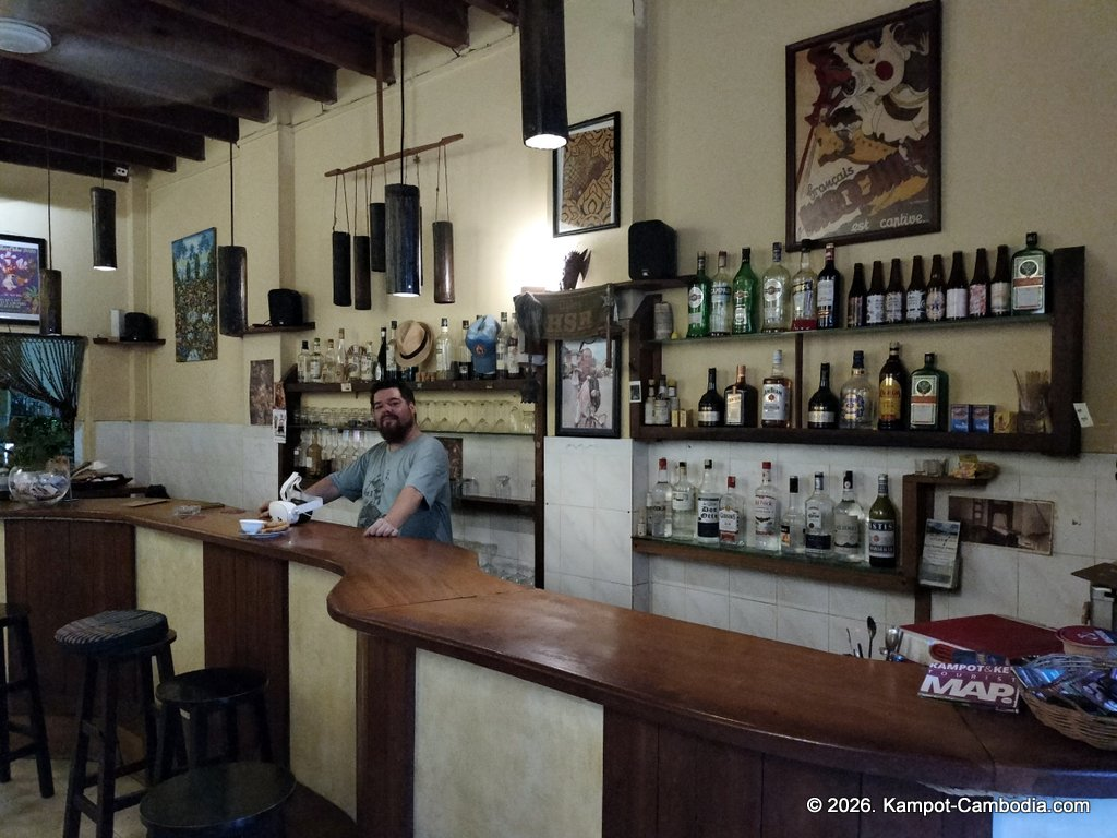 Dirty Old Sailors Bar and VR in Kampot, Cambodia.