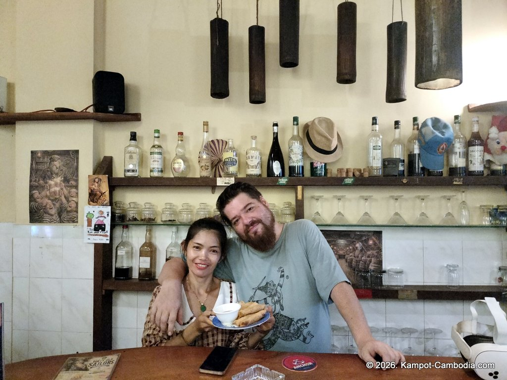 Dirty Old Sailors Bar and VR in Kampot, Cambodia.